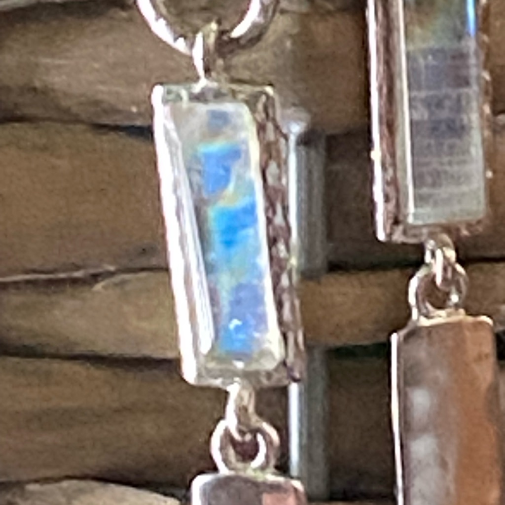 Silpada Elegant Sterling Silver Dangle Earrings Moonstone